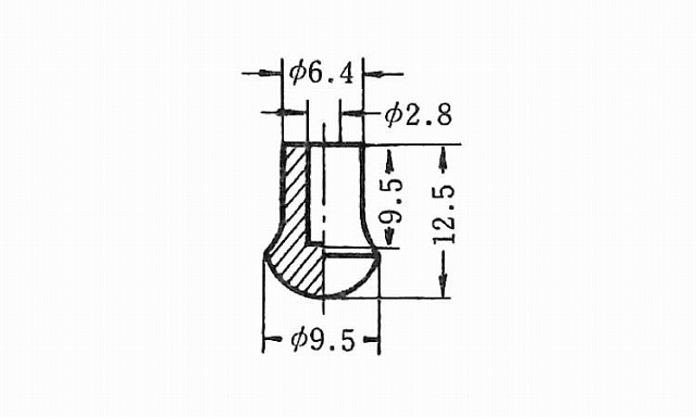 パイプ用ゴム脚　ＫＰ－１０１