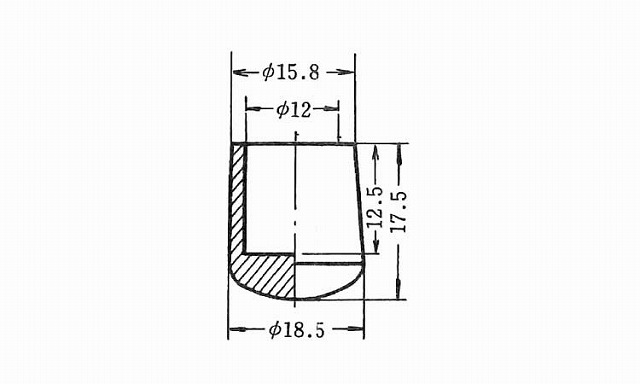 パイプ用ゴム脚　ＫＰ－１０７