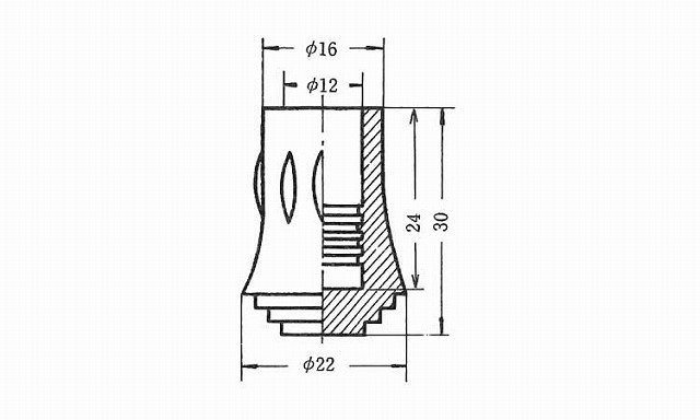 パイプ用ゴム脚　ＫＰ－１６