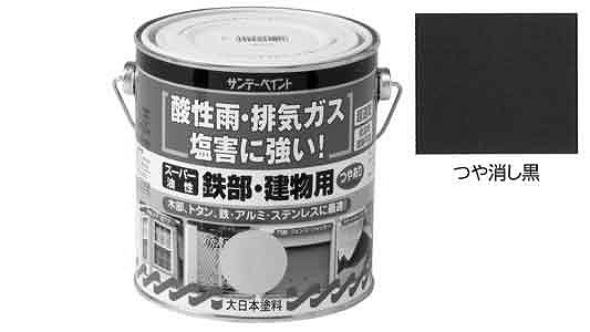 油性　鉄部・建物用　つや消し黒