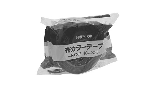 布カラーテープ　赤　№ＮＴ００７