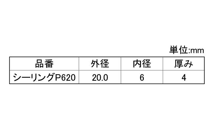 ヤマヒロ　シーリングパッキン（大規格