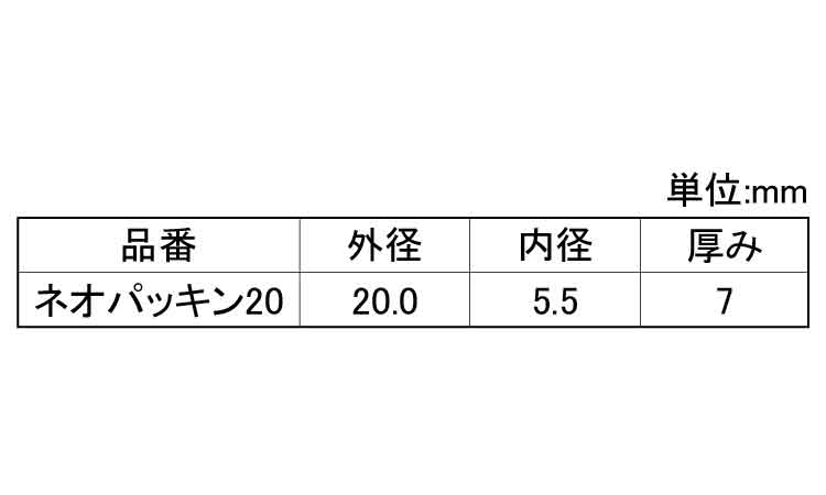 ヤマヒロ　ネオパッキン（小）規格
