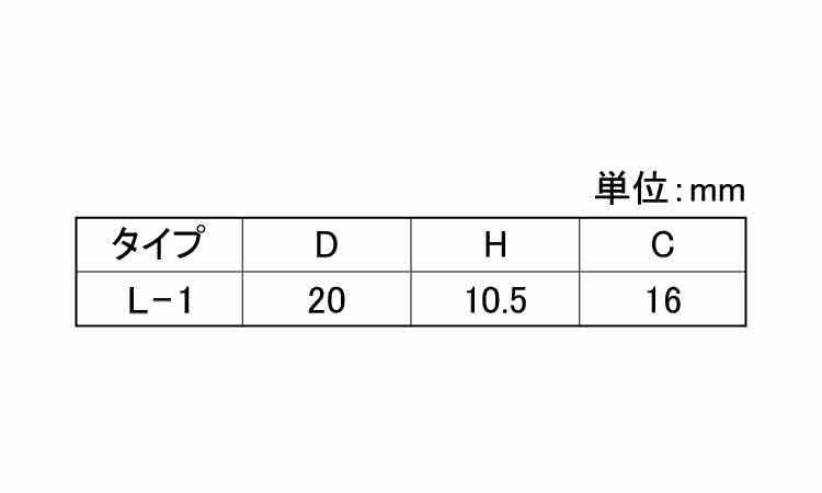 ナイロン化粧ネジ（白（Ｌ１規格