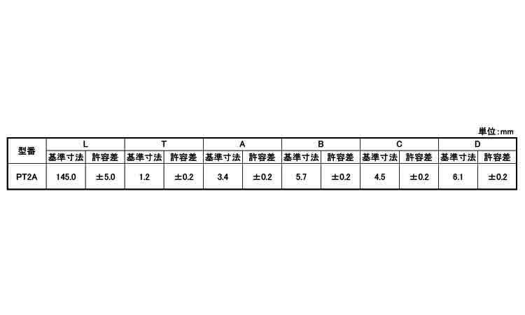 ＰＥＥＫタイ　ＰＴ２Ａ規格