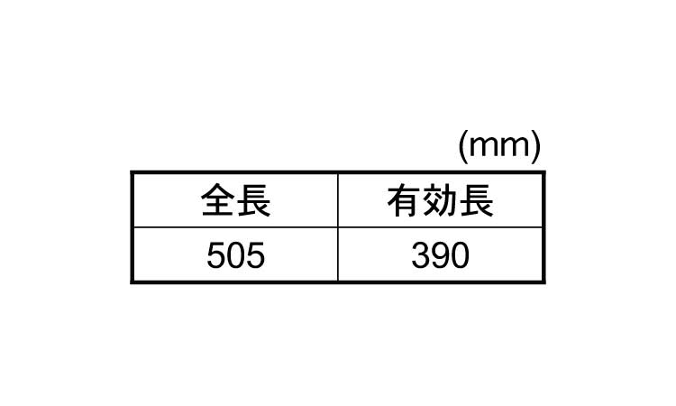六角軸ハンマードリルロングサイズ規格