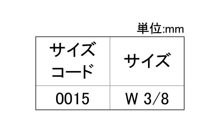 固定タン　内ねじ規格
