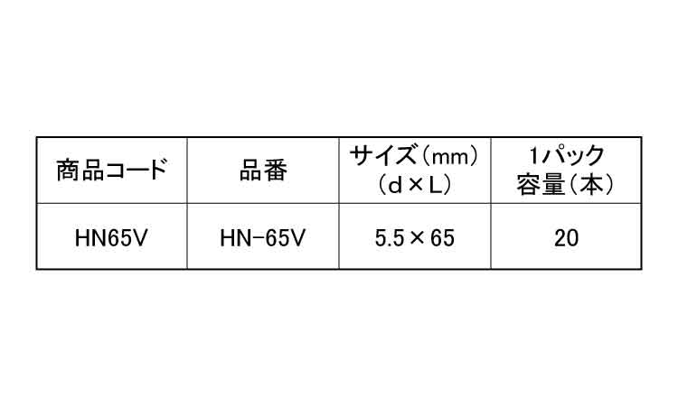 ヒットネイル（ＨＮ－Ｖ規格
