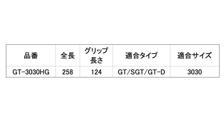 打込棒（ＧＴ－ＨＧ規格