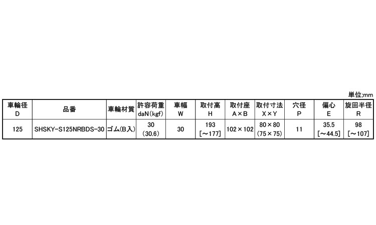 自在プレートストッパーＳＨＳＫＹ規格