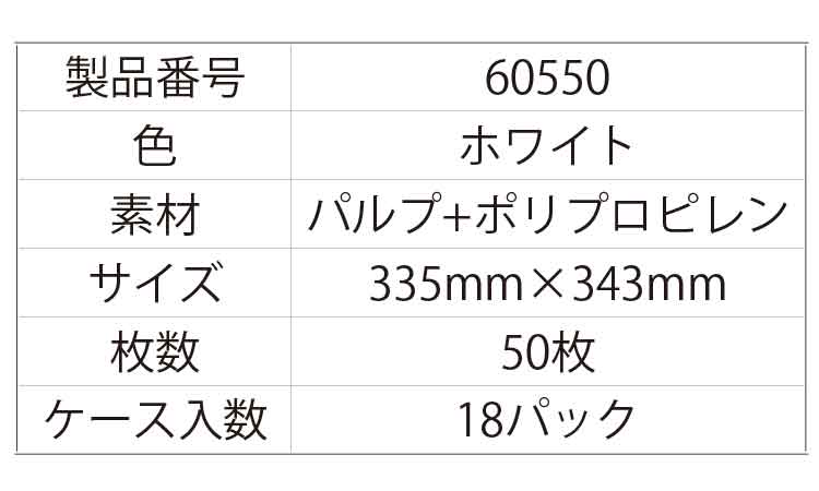 ワイプオールＸ５０（４つ折り規格