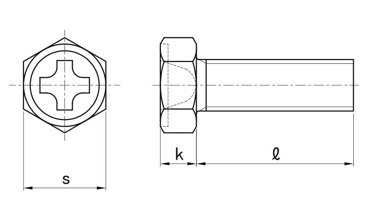 （＋）アプセット小ねじ図面