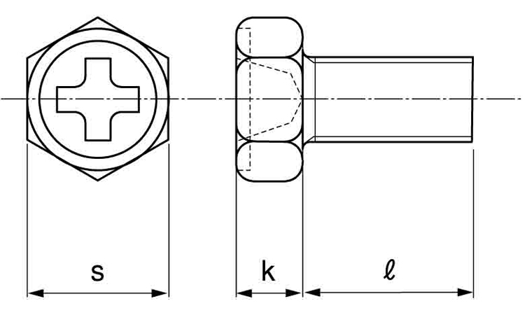 （＋）小形アプセット小ねじ図面