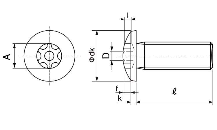 ＴＲＸタンパー（バインド小ねじ図面