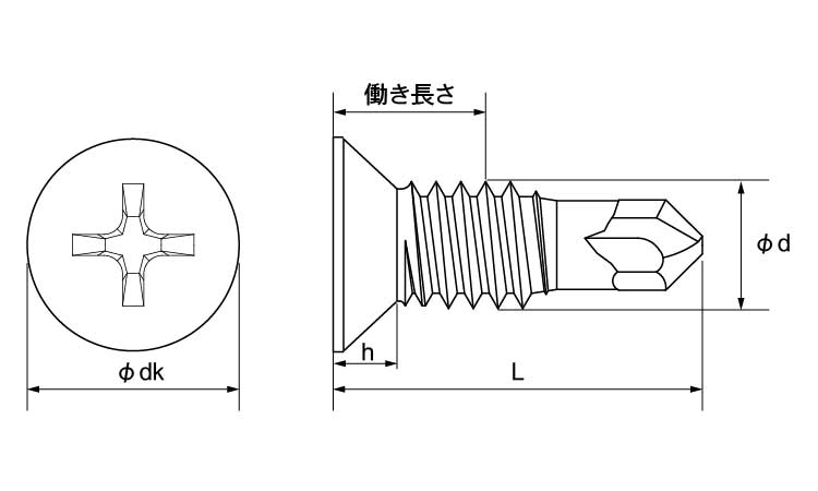 ピアス（皿Ｄ６細目薄板ロングＭＰ図面