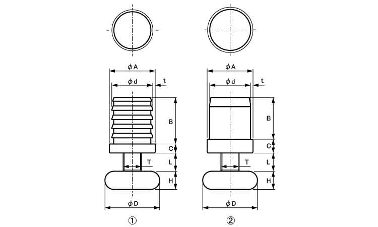 ＰＪＲ丸打込アジャスターセット図面