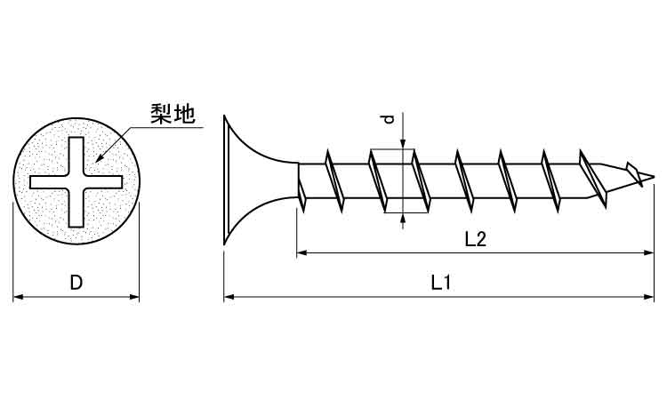石こうボードビス（パック（若井図面
