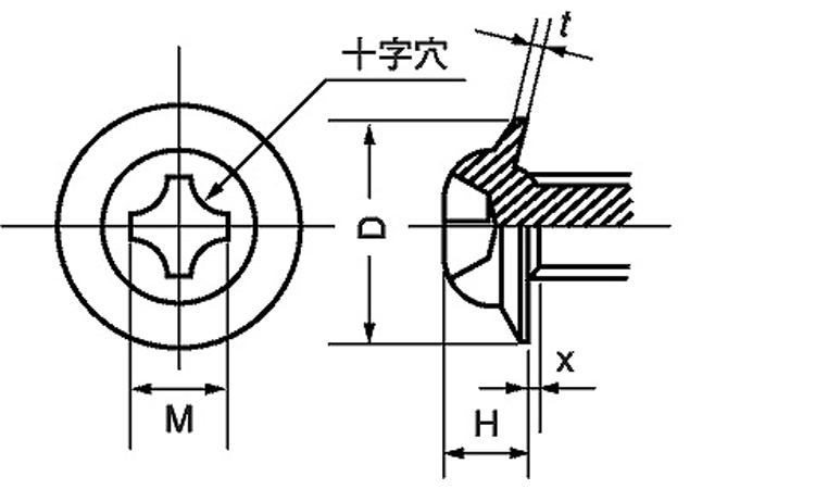 ＴＰタッピンＢ１図面