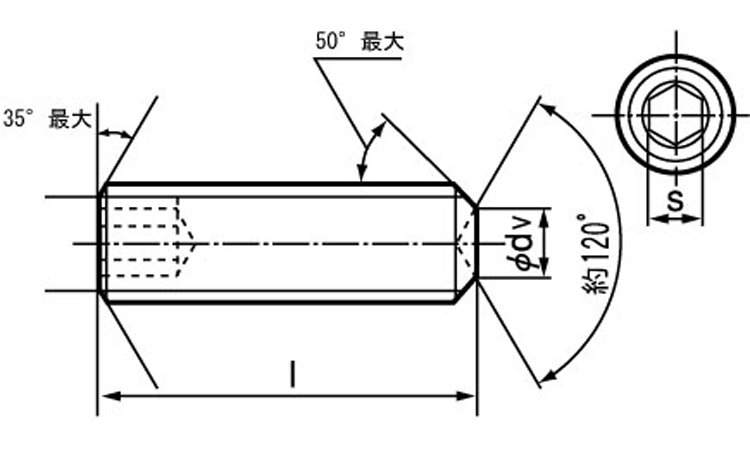 ＨＳ（くぼみ先（ウィット図面