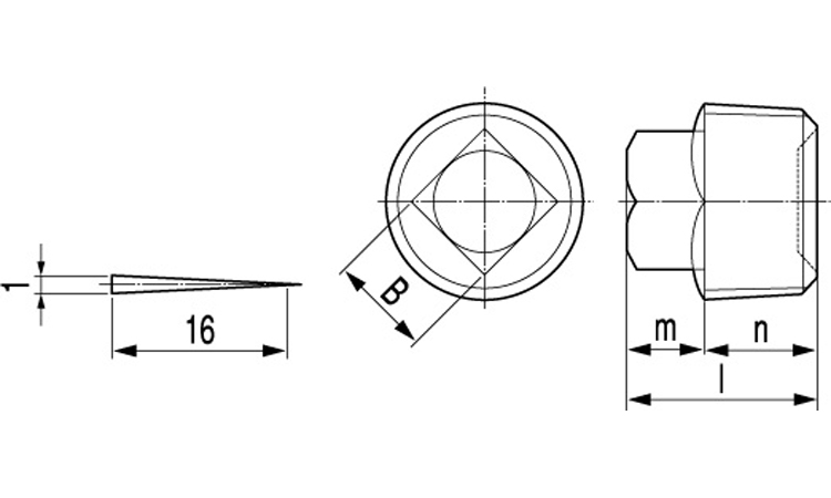 プラグーＳＨ（四角頭（ＴＫＳ図面