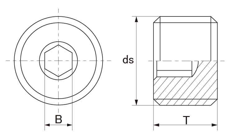 ロックねじ（１種）図面
