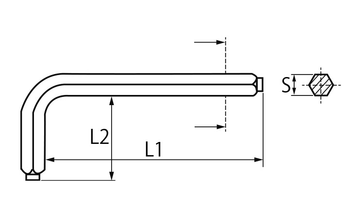 パイロットリセス用レンチ図面