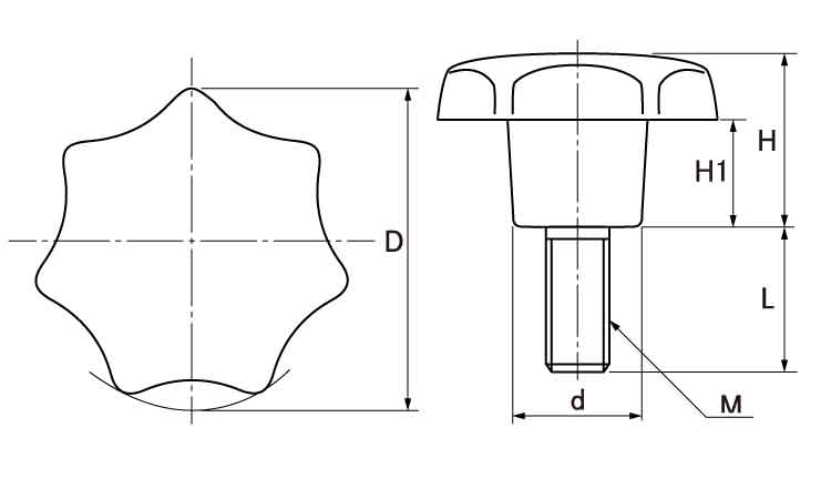 ソフトグリップボルト図面