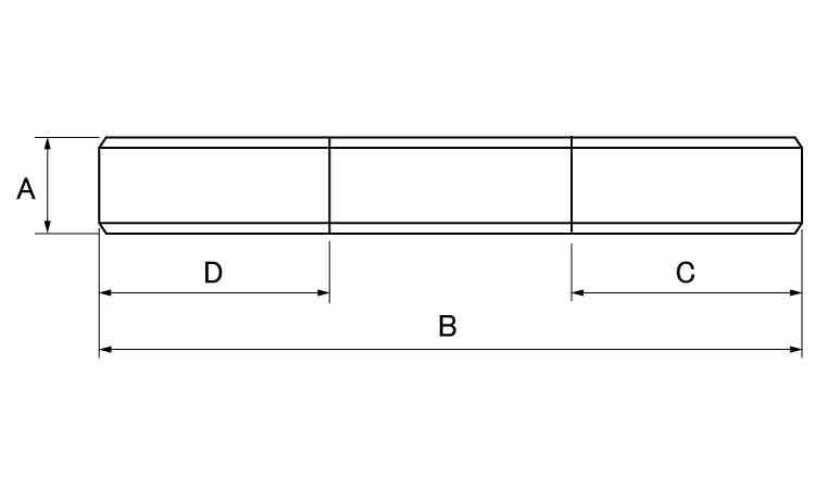 スタットボルト　ＨＢＳ図面