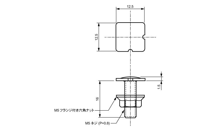ＮＳＴボルトセット図面