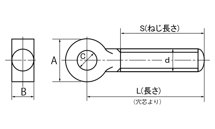 デンデンボルト（浪速鉄工製）図面