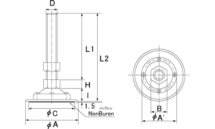 耐震アジャストＢＴ（ＳＰ－１４１図面