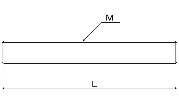 寸切（平先）図面