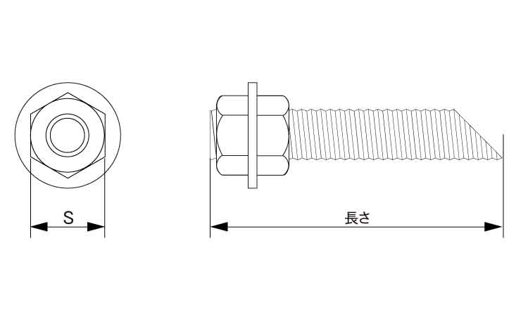 ケミカルセット（ナット２座金１）図面