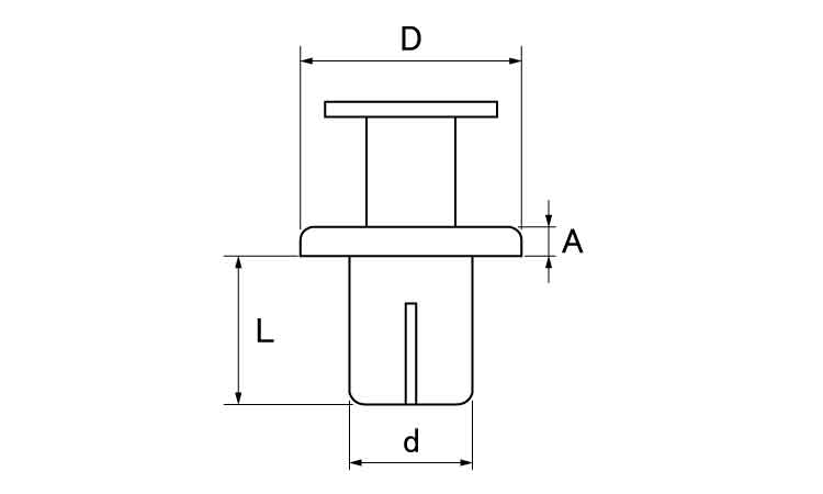 ハンドリベット（ＨＡタイプ図面