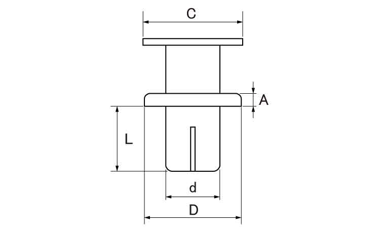 ハンドリベット（ＲＨタイプ図面