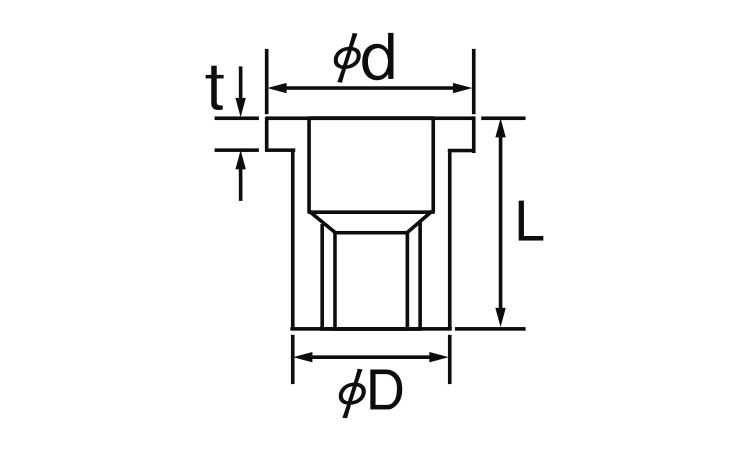エビローレットナット（鉄ＬＦ図面