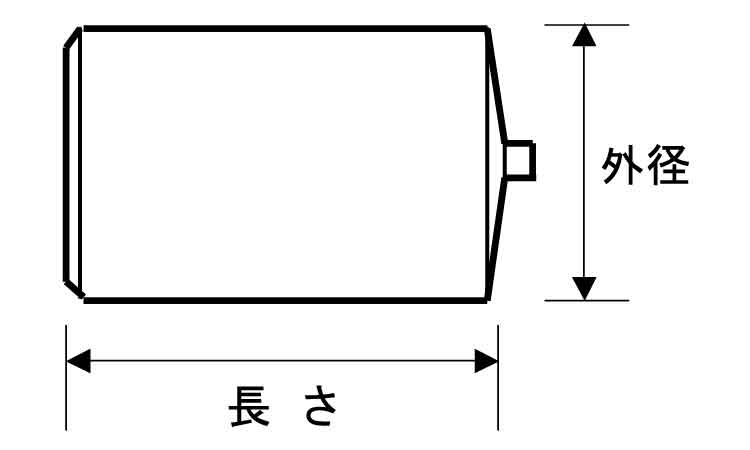 ＣＤスタッドリベット（ねじ無し）図面