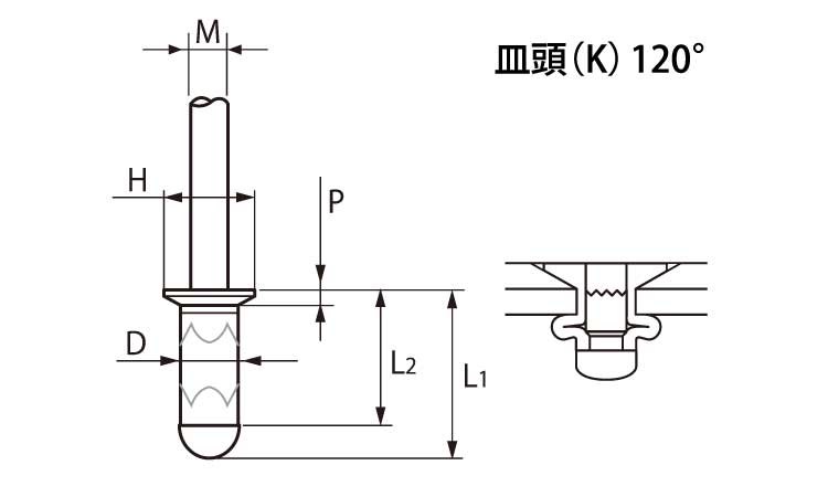 ＳＫ＊＊ＨＲ（皿　鉄－鉄）図面