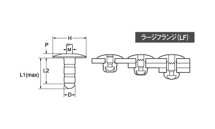 ＴＡＰＤ＊ＨＲＬＦ（ラージアー鉄図面