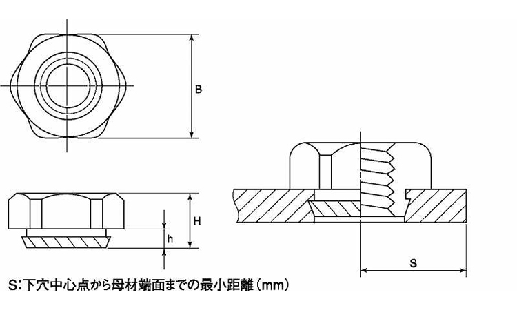 カレイナット図面