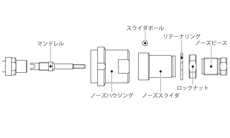 ノーズピース（ＡＮ５００Ａ図面