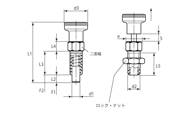 ２２１２０シンプルノブ付ホ無図面