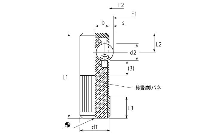 ２２１４０軸受鋼バネ圧強シングル図面