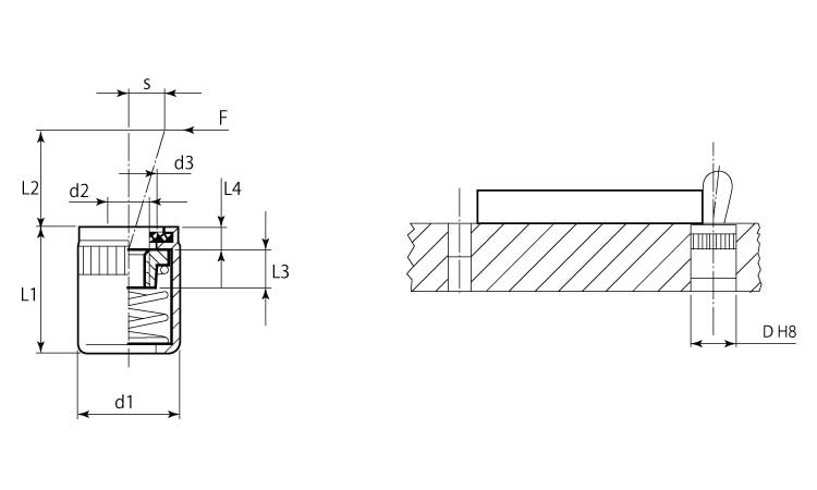 ２Ｂ１５０シール付ネジ穴付（軽図面
