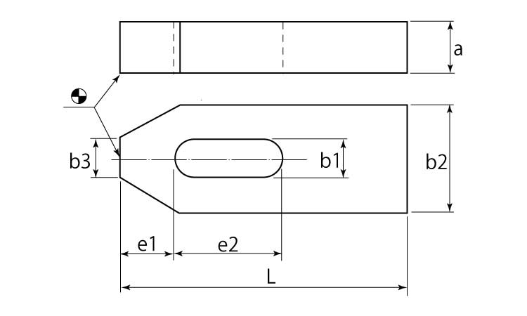 ２３１４０ストラップ（フラット）図面