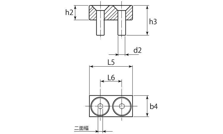 ２３１９０　真鍮製ソフト口金図面