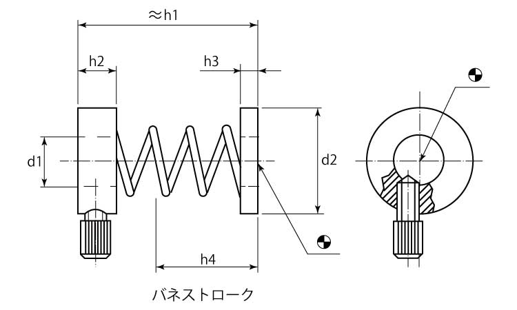 ワークサポート（クランプ用）図面