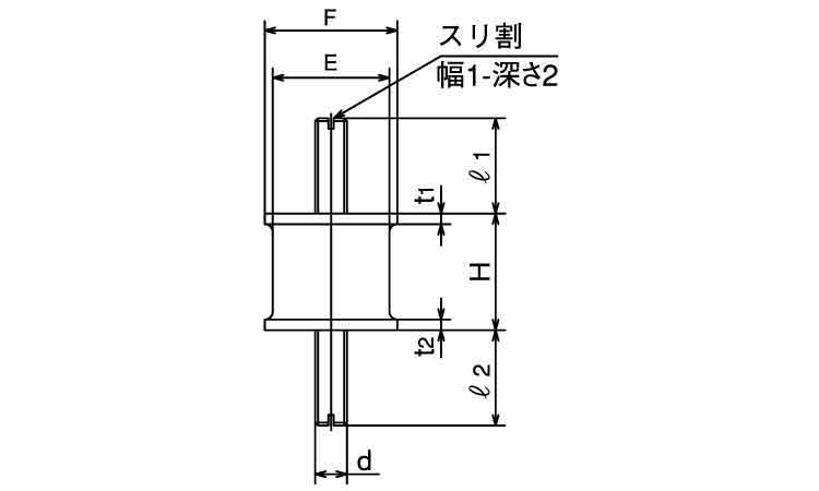 ソフトシリコン防振ゴム（ＱＫＡ図面