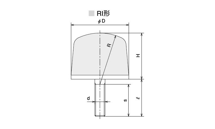 ストッパー（ＲＩ（天然ゴム図面