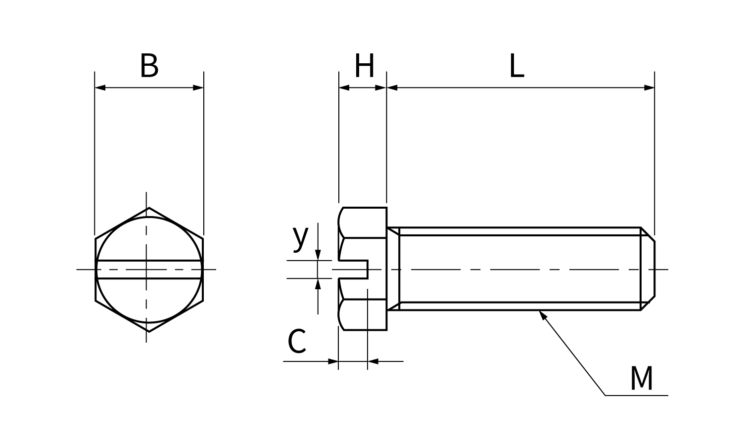 ＰＦＡ（－）六角ボルト図面